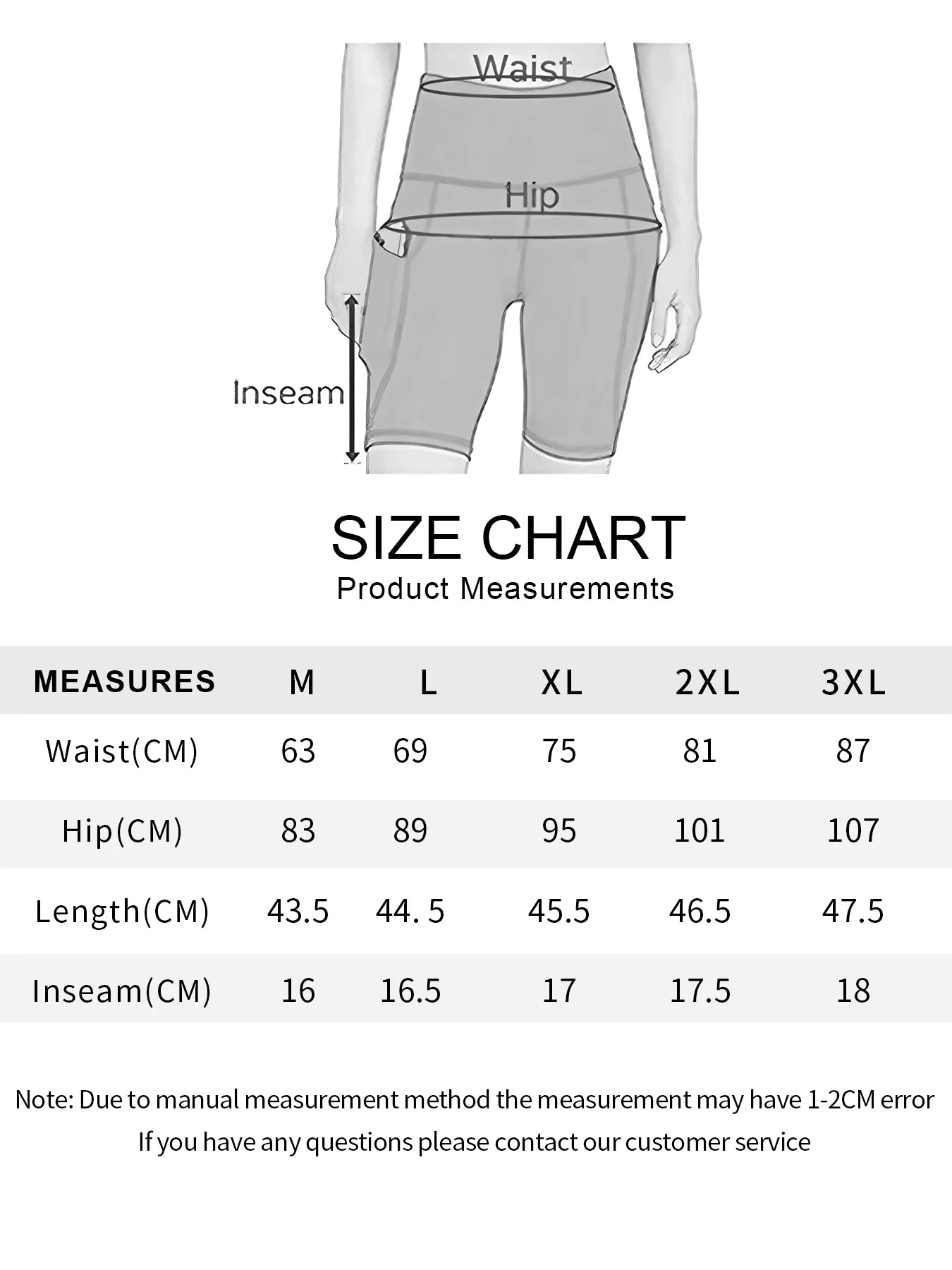 5-Pack High Waist Shorts, Stretch Quick-Drying Breathable with Pocket Design