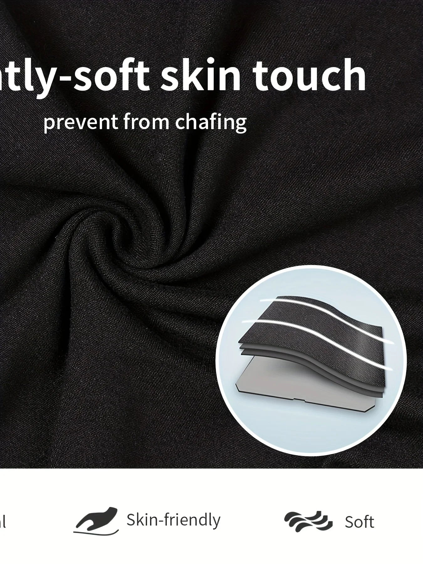 5-Pack High Waist Shorts, Stretch Quick-Drying Breathable with Pocket Design