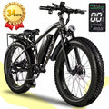 Adult 1500W 48V 15Ah Battery 26" 4.0 Fat Tire 34MPH Mountain Off-Road EBike