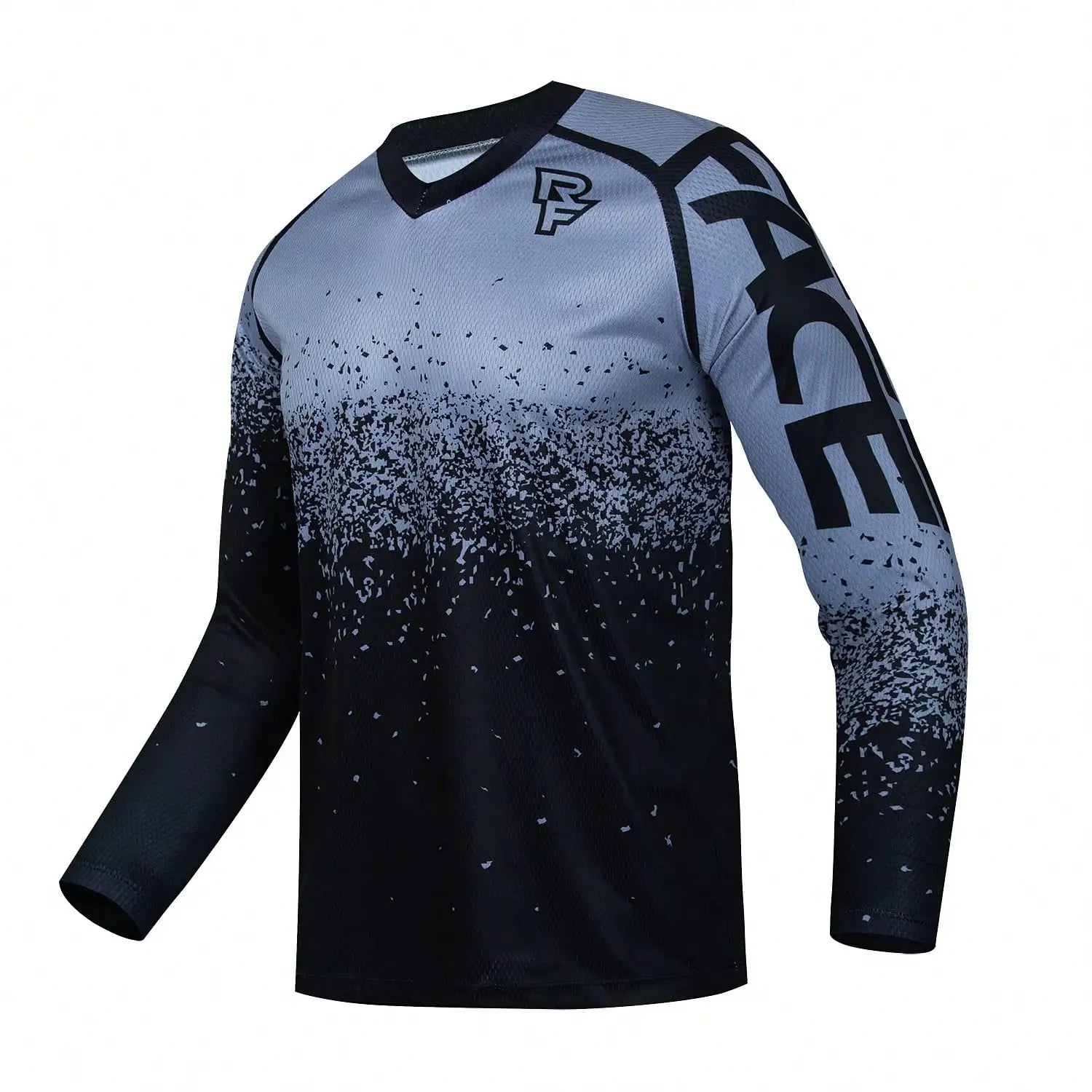Men Professional Long Sleeve Sports Cycling Top Premium Quick Dry Fabric Efficiently Wick Away Sweat Ultra Breathable Lightweight Comfortable Fit Skin Friendly Durable Fabric Sun Protection Design Perfect For Road Biking Off