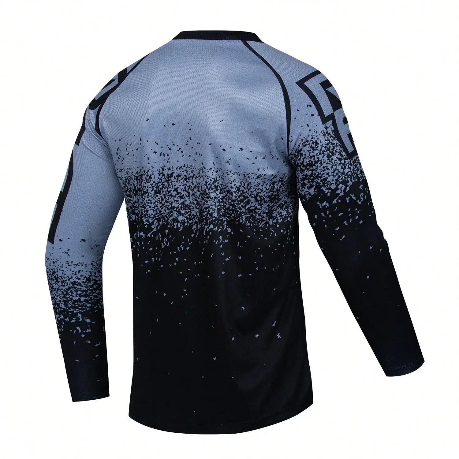 Men Professional Long Sleeve Sports Cycling Top Premium Quick Dry Fabric Efficiently Wick Away Sweat Ultra Breathable Lightweight Comfortable Fit Skin Friendly Durable Fabric Sun Protection Design Perfect For Road Biking Off