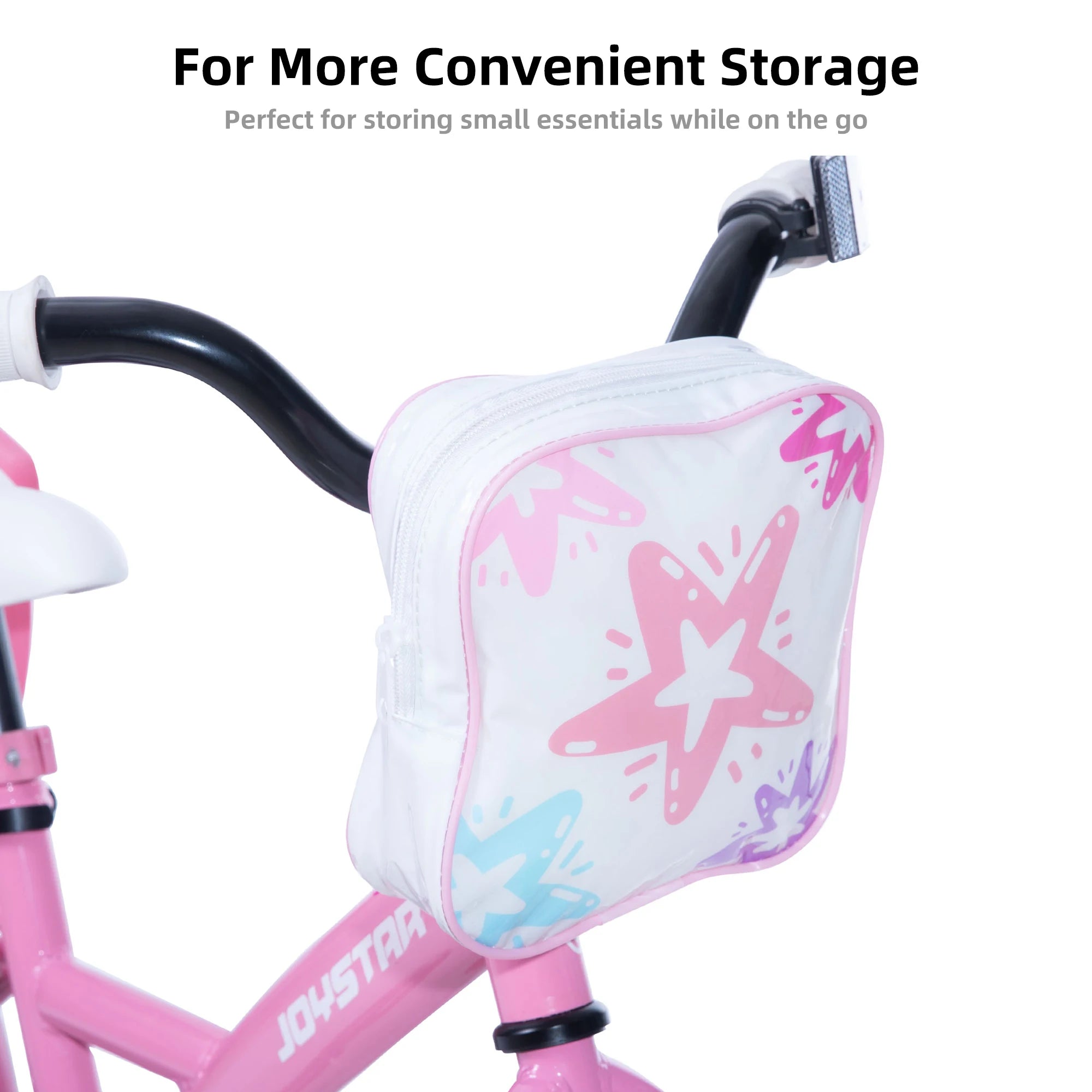 Joystar 14 16 20 Inch Kids Bike for Girls Ages 3-10 Years, Girls' Bikes with Training Wheels, Streamers, Basket and Doll Seat