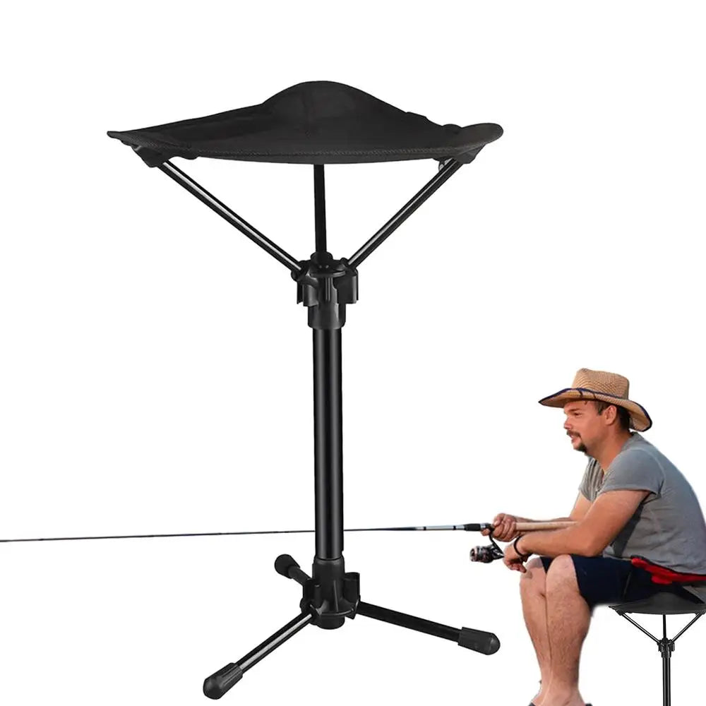 Portable Folding Camping Chair With Adjustable Height Strong Backpacking