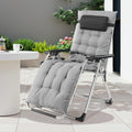 Zero Gravity Recling Patio Lounge Chair Folding Portable