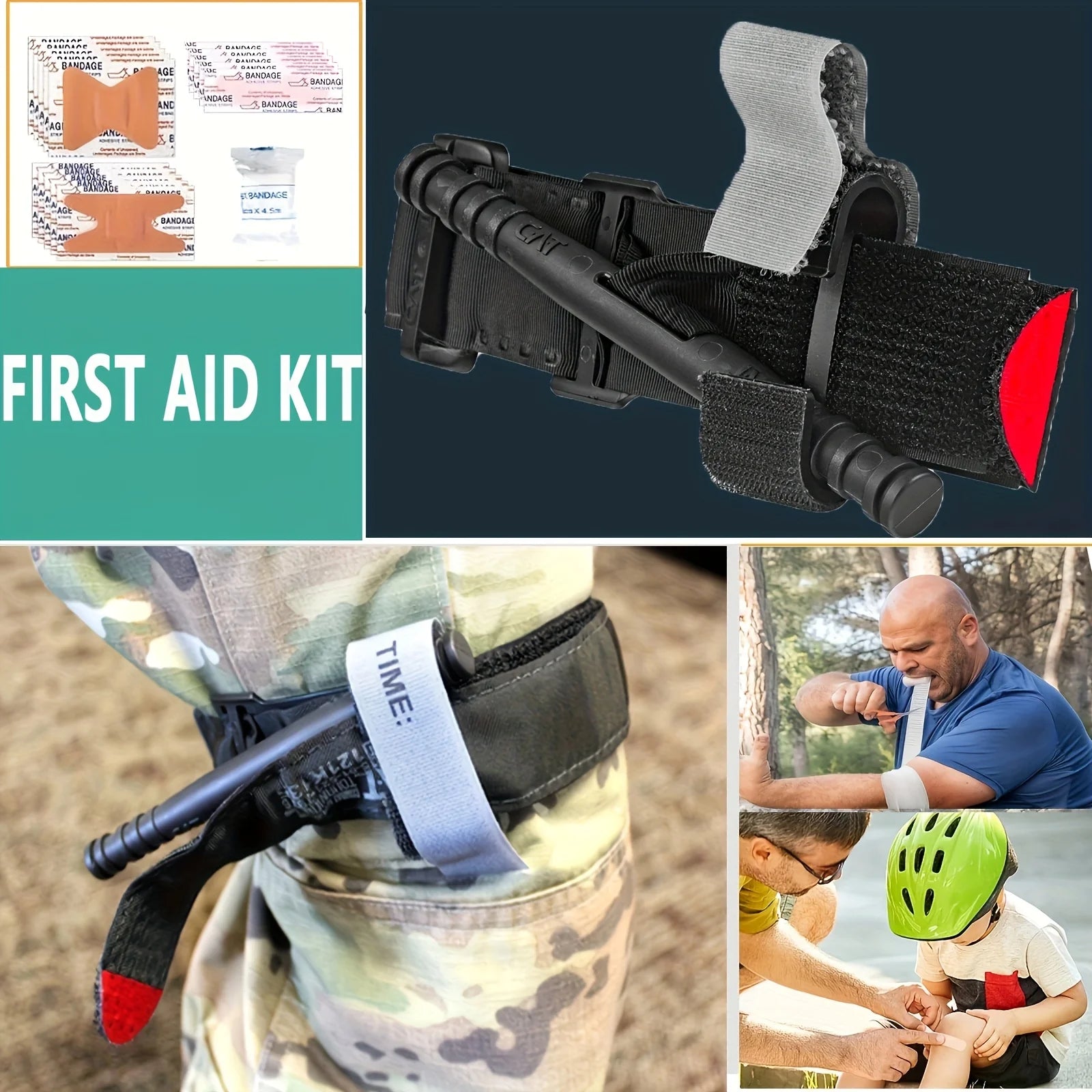 Survival Gear Kit, 20-in-1 EmergenT Equipment