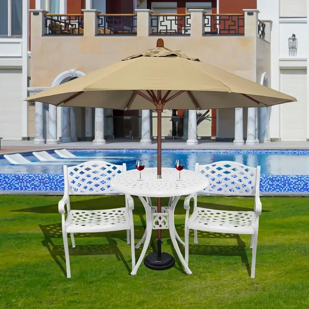 table and chairs patio dining furniture set cast aluminum