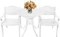 table and chairs patio dining furniture set cast aluminum