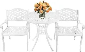 table and chairs patio dining furniture set cast aluminum