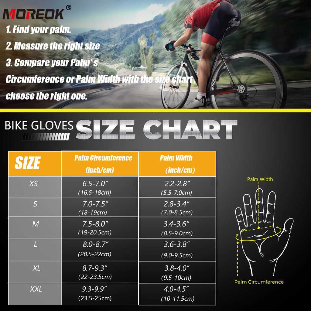 Motocross Bicycle Racing Gloves Breathable Non-slip Touch Screen for Men and Women