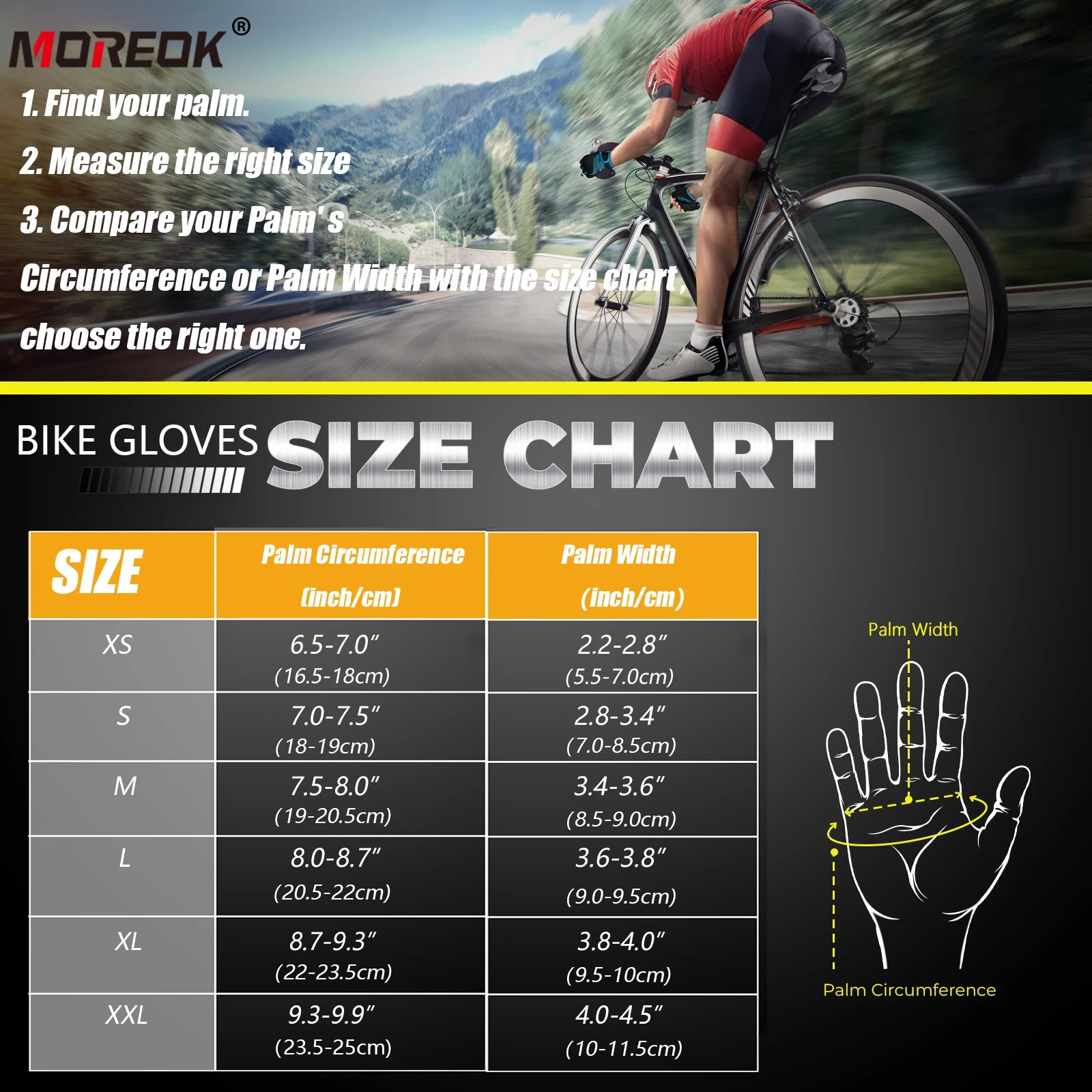 Motocross Bicycle Racing Gloves Breathable Non-slip Touch Screen for Men and Women