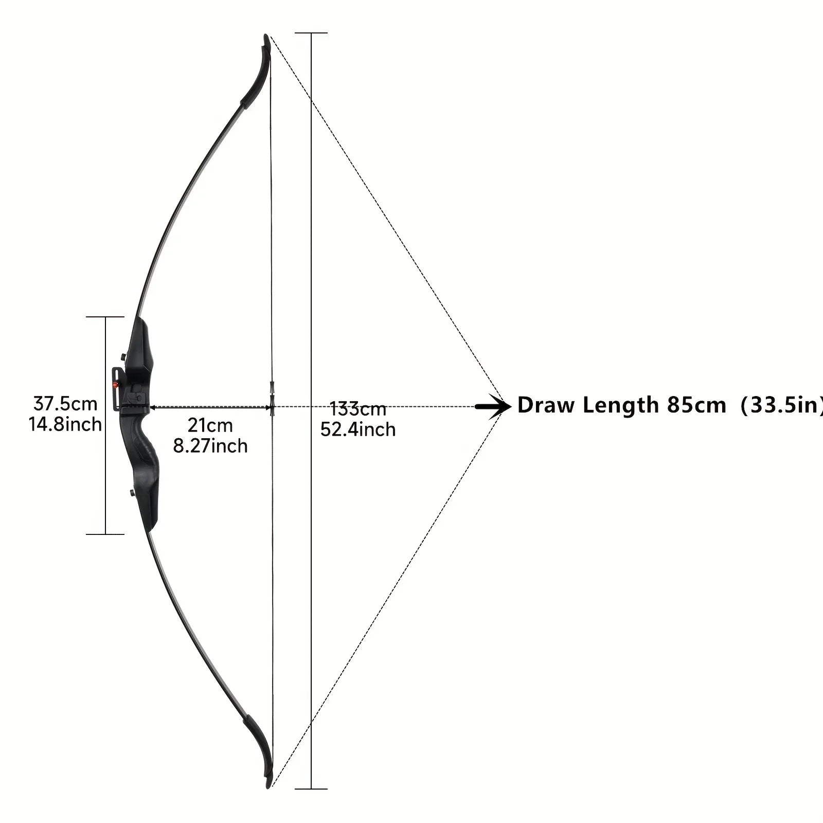 30lbs Adult Right-handed Recurve Bow