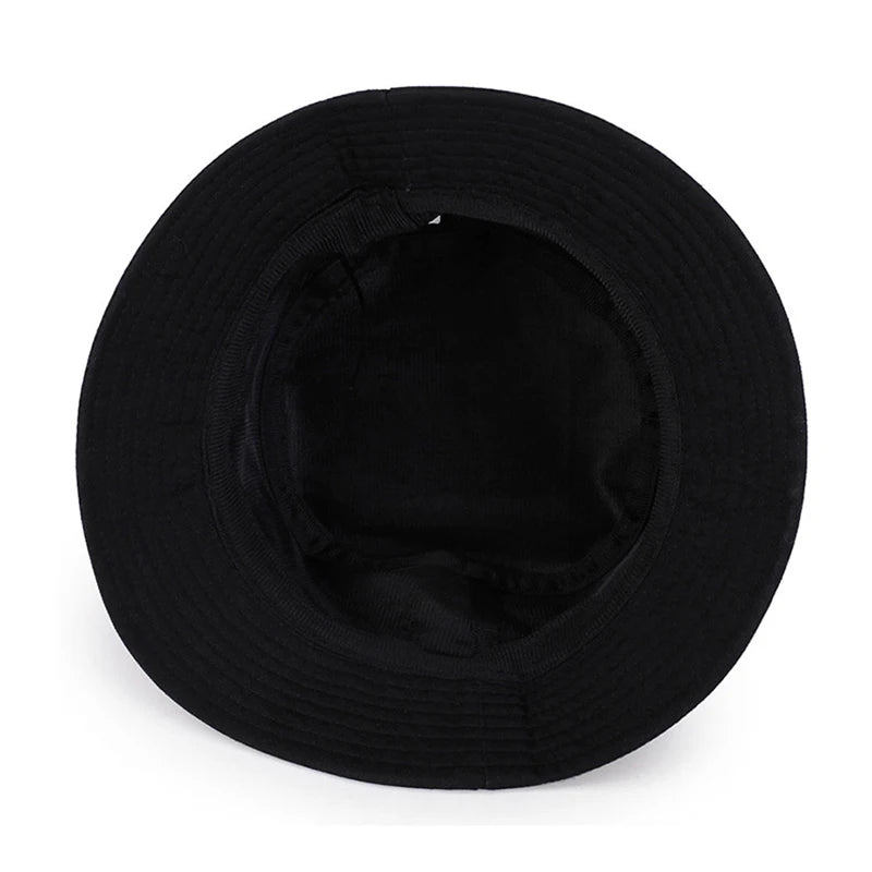 100% Pure Cotton Solid Color Bucket Hat