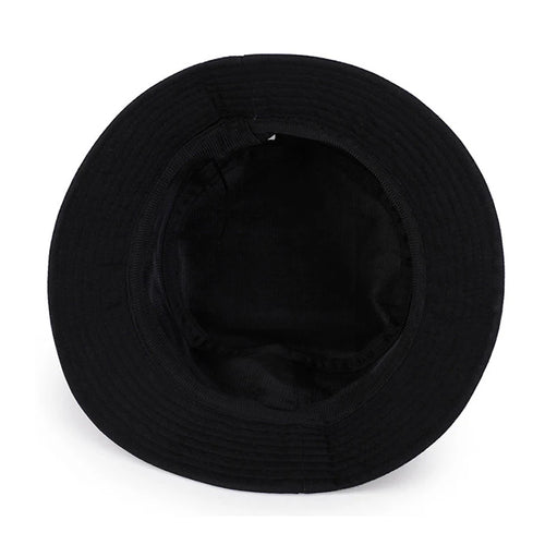 100% Pure Cotton Solid Color Bucket Hat