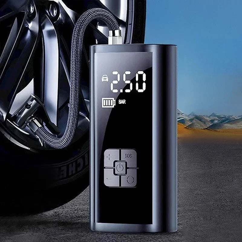 Rechargeable Portable Tire inflator for Cars, Bicycles, Motorcycles, and Balls,
