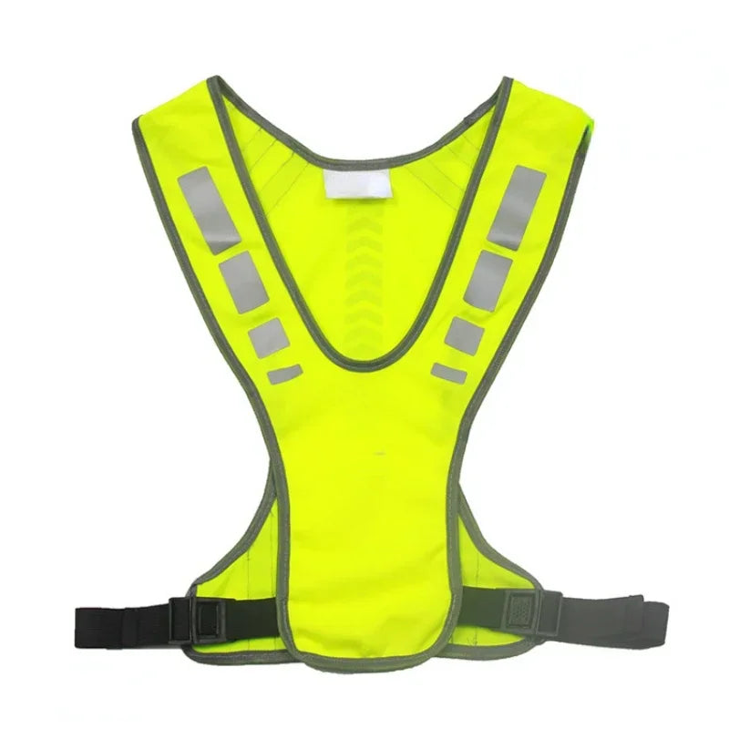 Cycling Reflective Vest High Visibility Safe Jacket for Night Riding Running Jogging Cycling Motorcycle Outdoor Sports Waistcoat