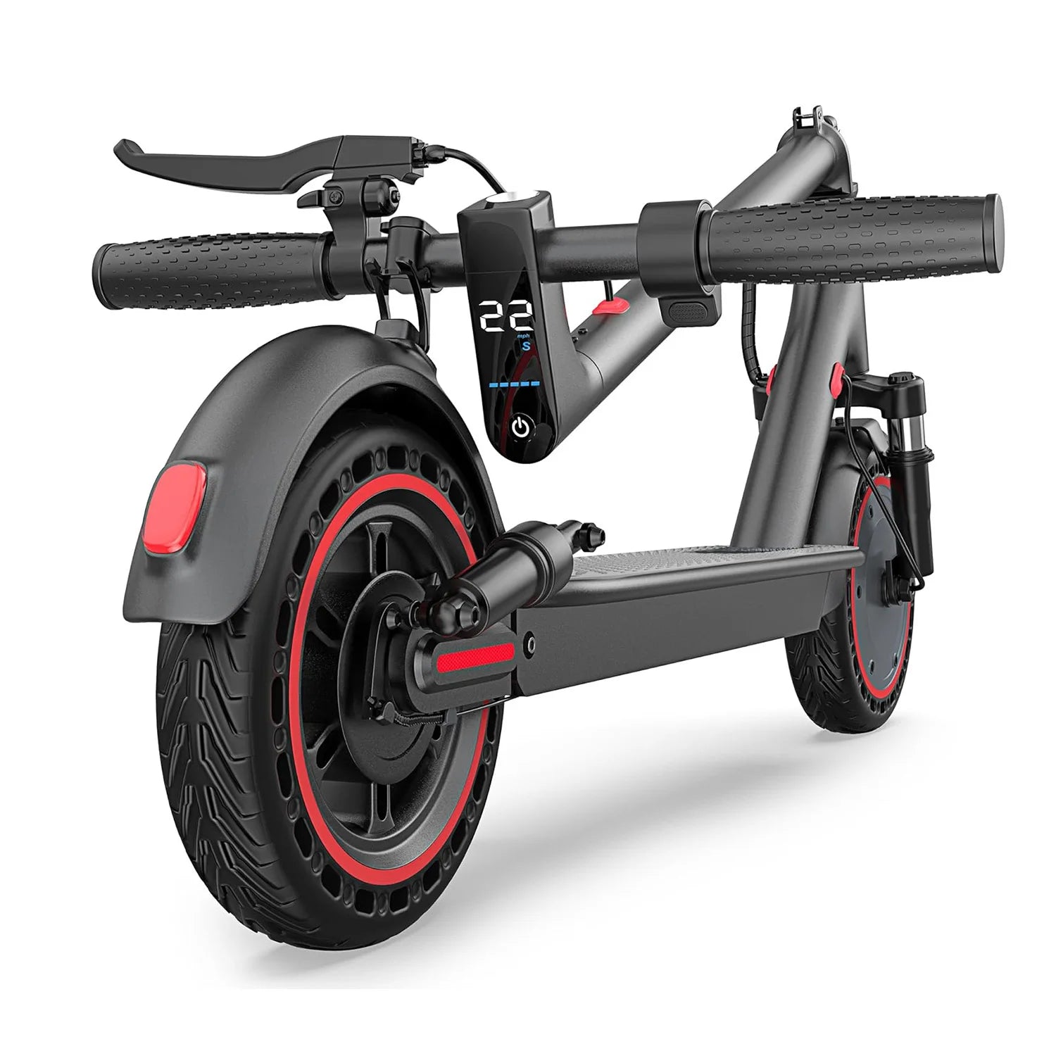 Electric Scooter with 42V 22 Miles Range Dual Braking & Suspension