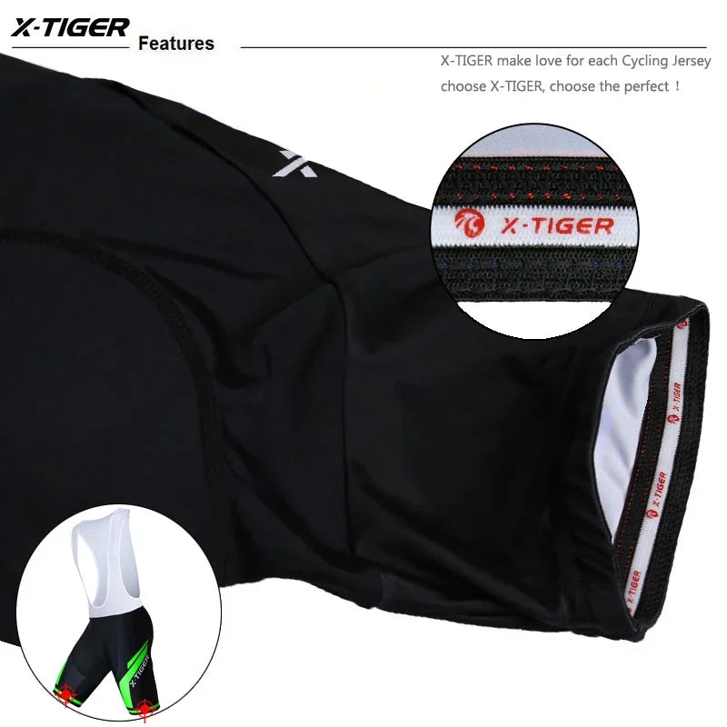 Pro Cycling Bib Shorts Summer GEL Pad Cushion Triathlon