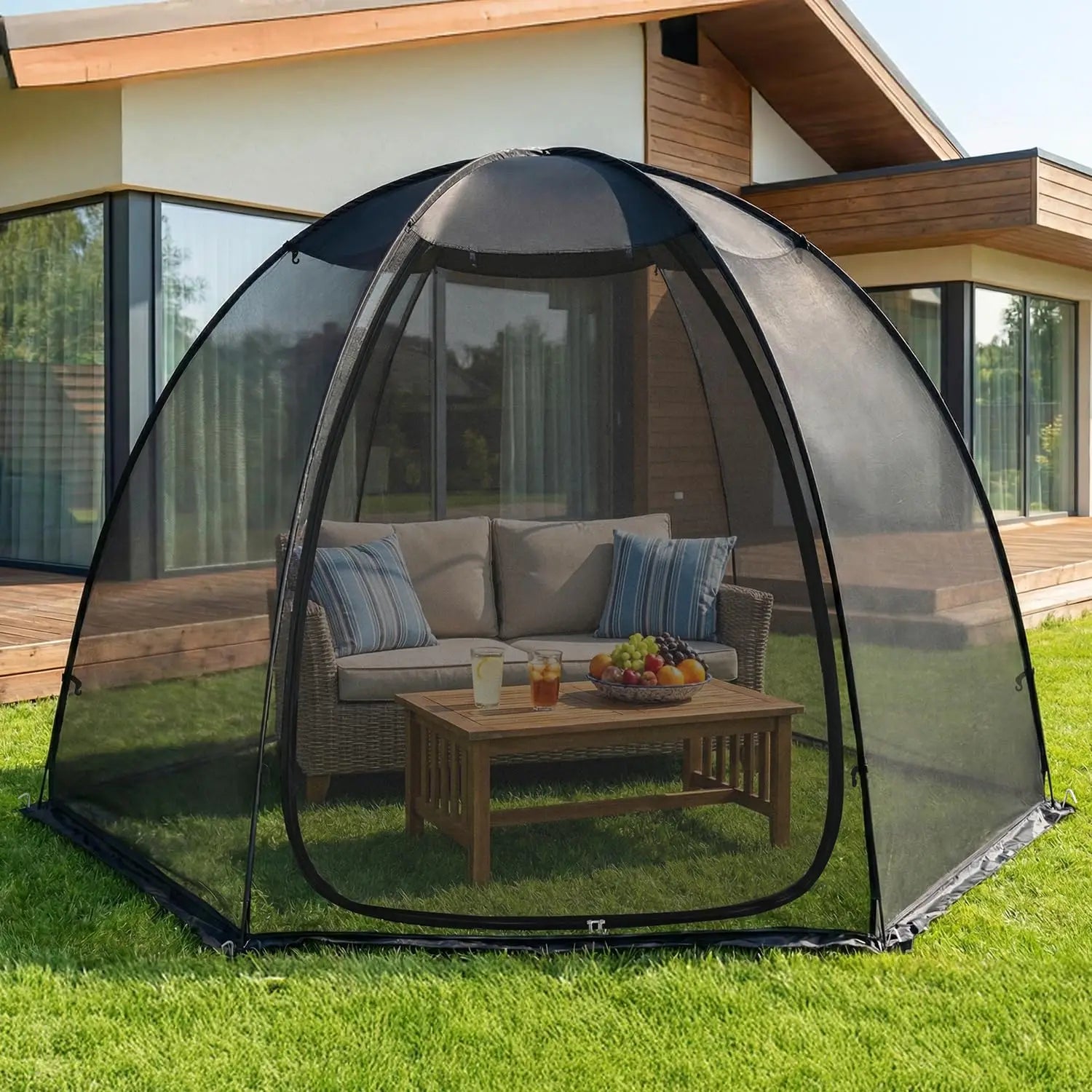 Pop Up Screen House Tent 10x10 Ft