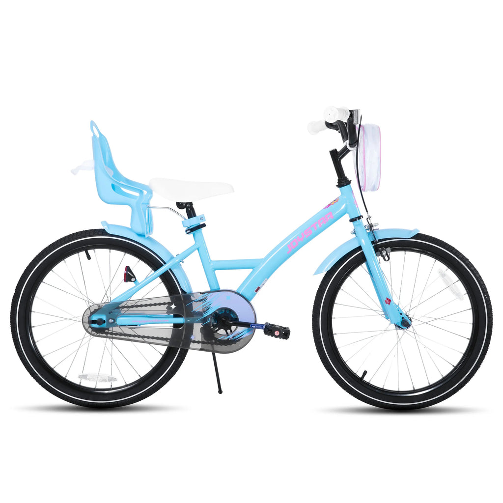 Joystar 14 16 20 Inch Kids Bike for Girls Ages 3-10 Years, Girls' Bikes with Training Wheels, Streamers, Basket and Doll Seat