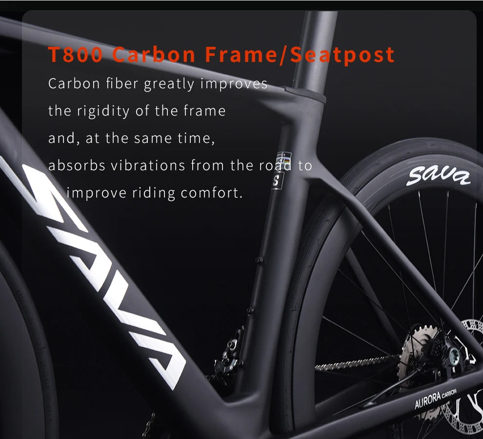 US Warehouse PRO Carbon Fiber Road Bike with Shimano R7100 24-Speed Components and Hydraulic Brakes Adult Racing