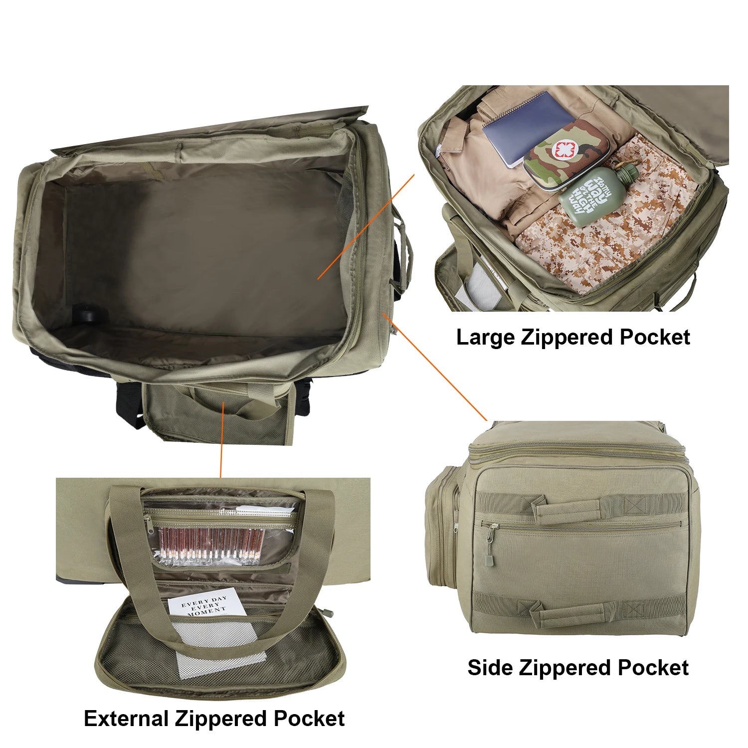 124L Outdoor Camping Case Waterproof Nylon