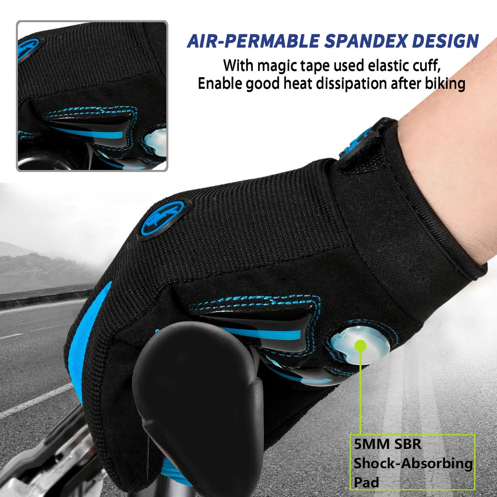 Motocross Bicycle Racing Gloves Breathable Non-slip Touch Screen for Men and Women