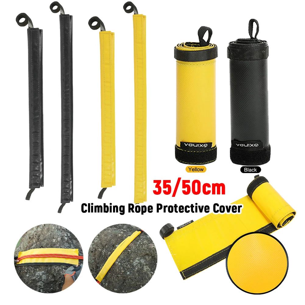 35/50cm Rock Climbing Rope Protector Lightweight PVC Arborist Rope Protector Anti-Wear Rope Guard for Outdoor Climbing Rock