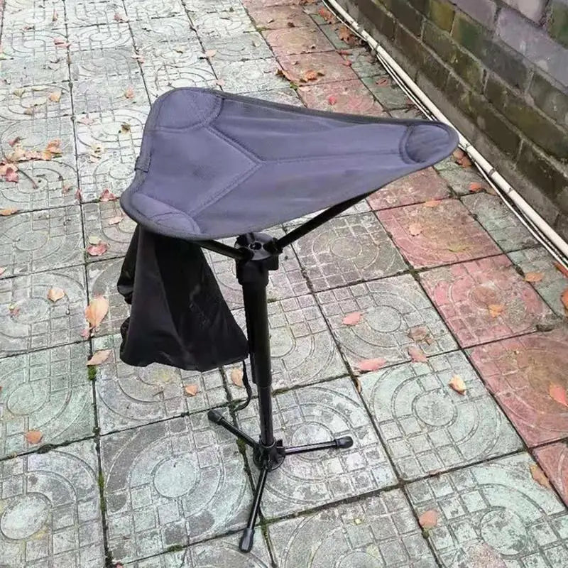 Portable Folding Camping Chair With Adjustable Height Strong Backpacking