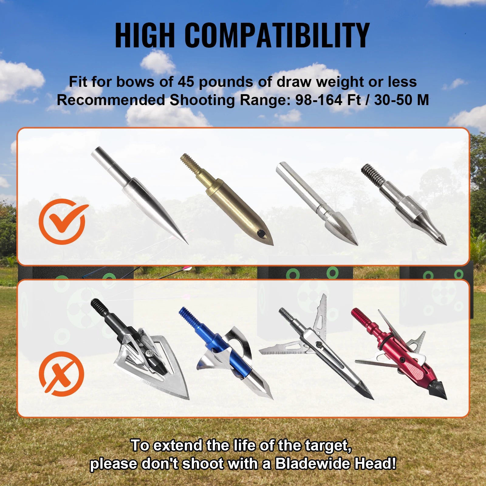 All-side Portable Archery Target