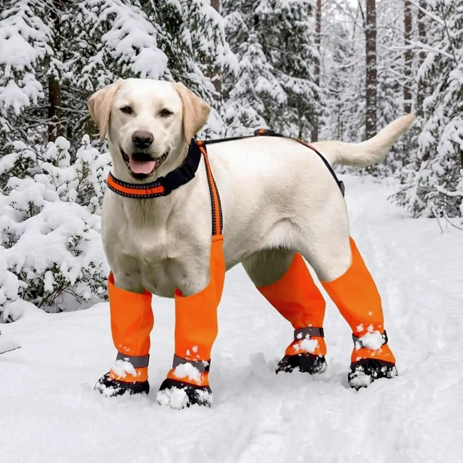 Adjustable Dog Suspender Boots Waterproof For All Size Dogs