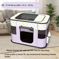Fashionable Foldable Rectangular Pet Cage (M/XL) for Dogs & Cats, Pet House & Playpen, Portable Tent Fence for Puppies & Kittens