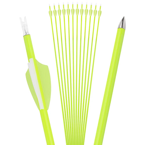 30" Archery Carbon Arrows Practice Competition Compound, Recurve, or Longbow