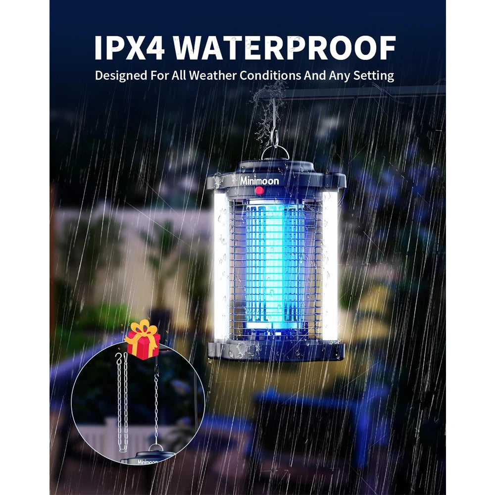 Outdoor Mosquito Zapper with Dual LED Light 4200V 15W