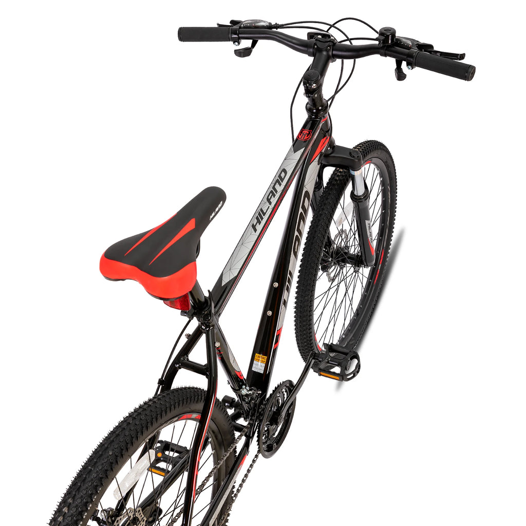 Hiland Mountain Bike, Multi-Spokes,Shimano 21 Speeds Drivetrain,Aluminum Frame 26 inch Wheels, Men's MTB Bicycle