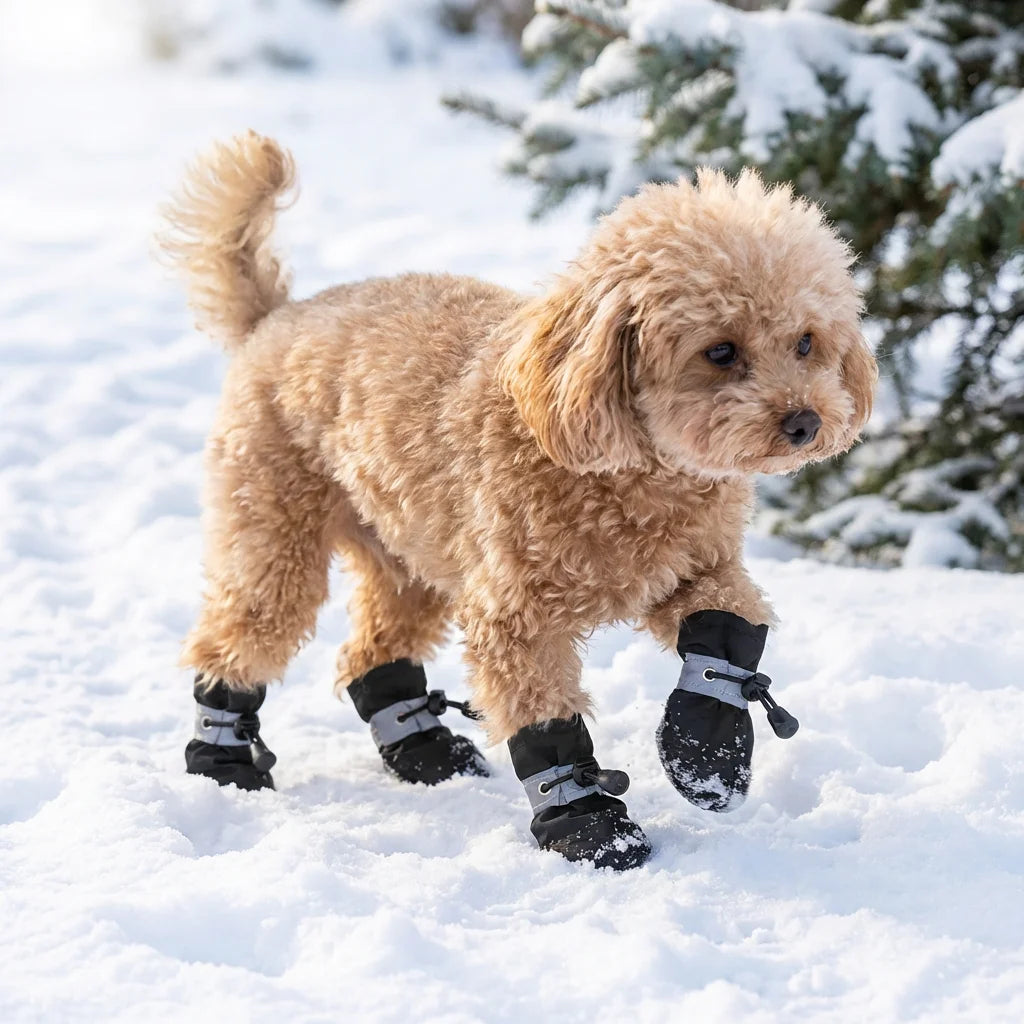 X-Small Dog Shoes Waterproof Durable, for 3-4 lb Dogs