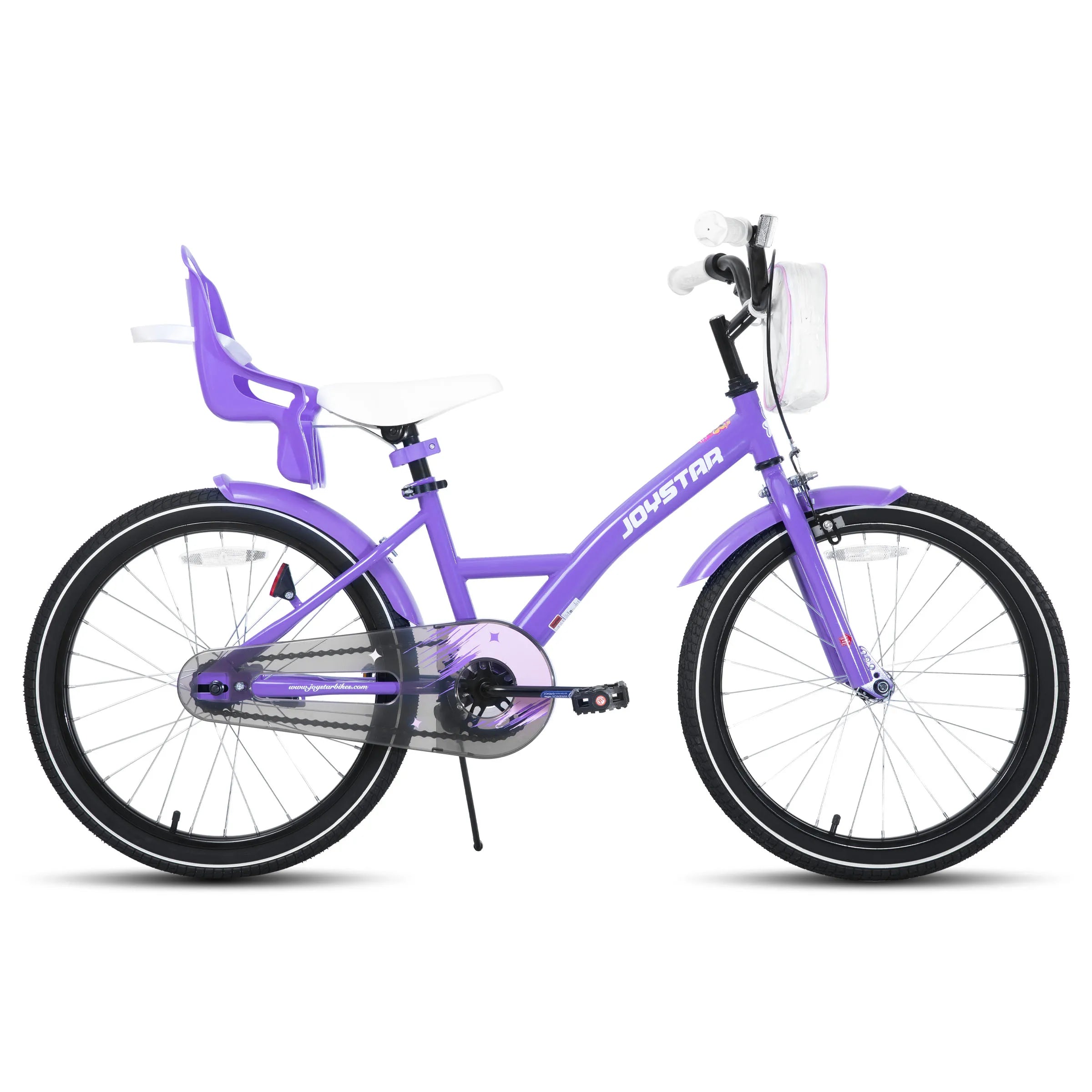 Joystar 14 16 20 Inch Kids Bike for Girls Ages 3-10 Years, Girls' Bikes with Training Wheels, Streamers, Basket and Doll Seat