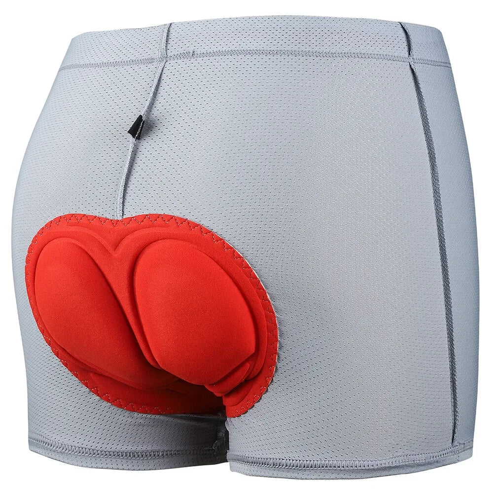 Men's Cycling Underwear Soft Mesh Gel Padded Cycling Underwear MTB Undershorts Sponge Padded Downhill Shorts