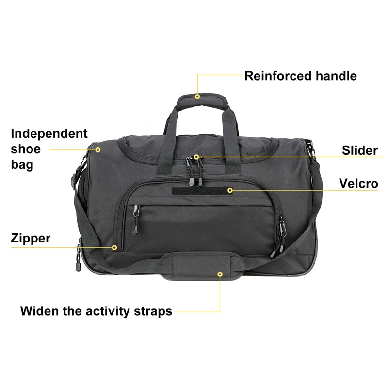 50L Waterproof Gym Bag  Travel