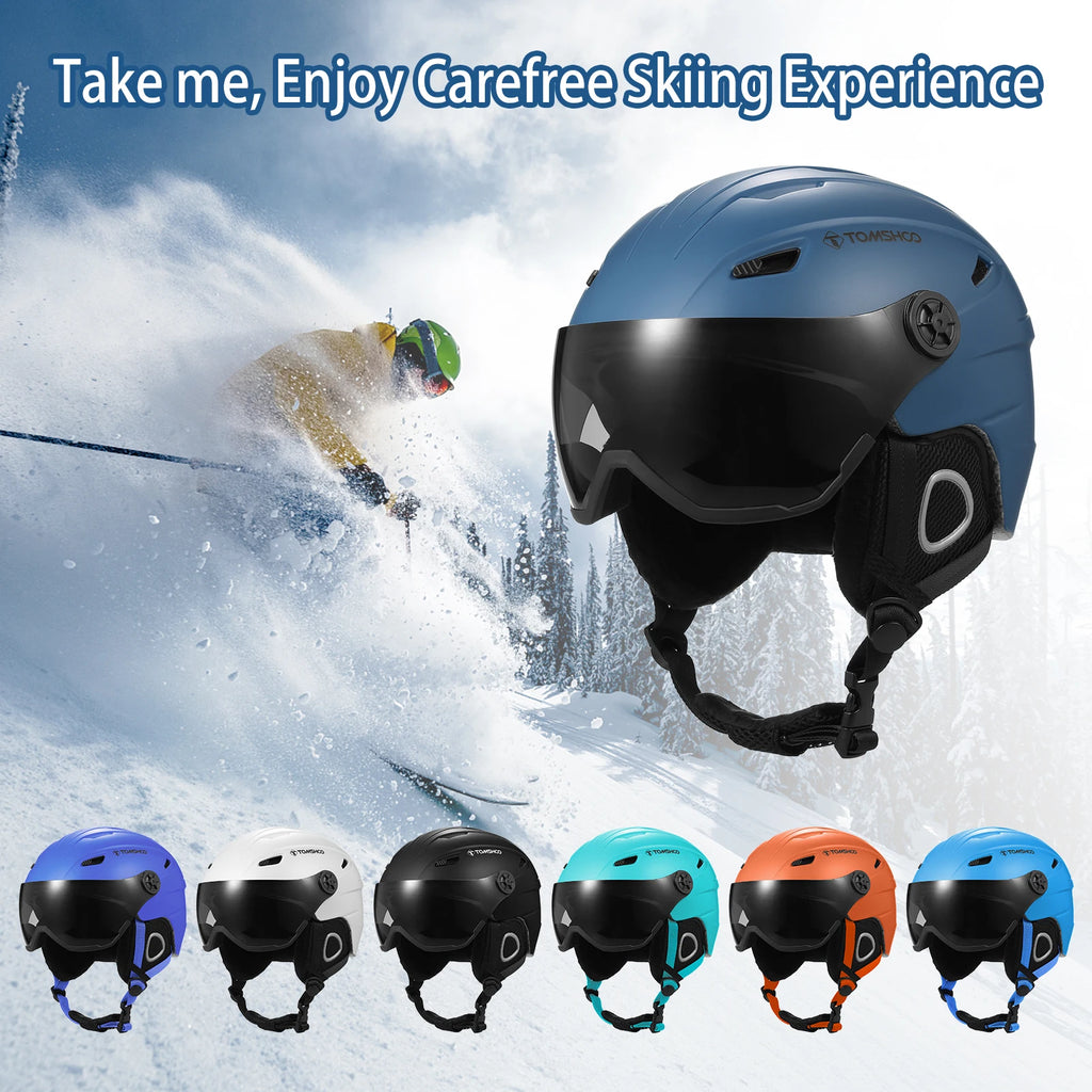 Ski and Snowboard Helmet  with Removable Liner and Ear Pads