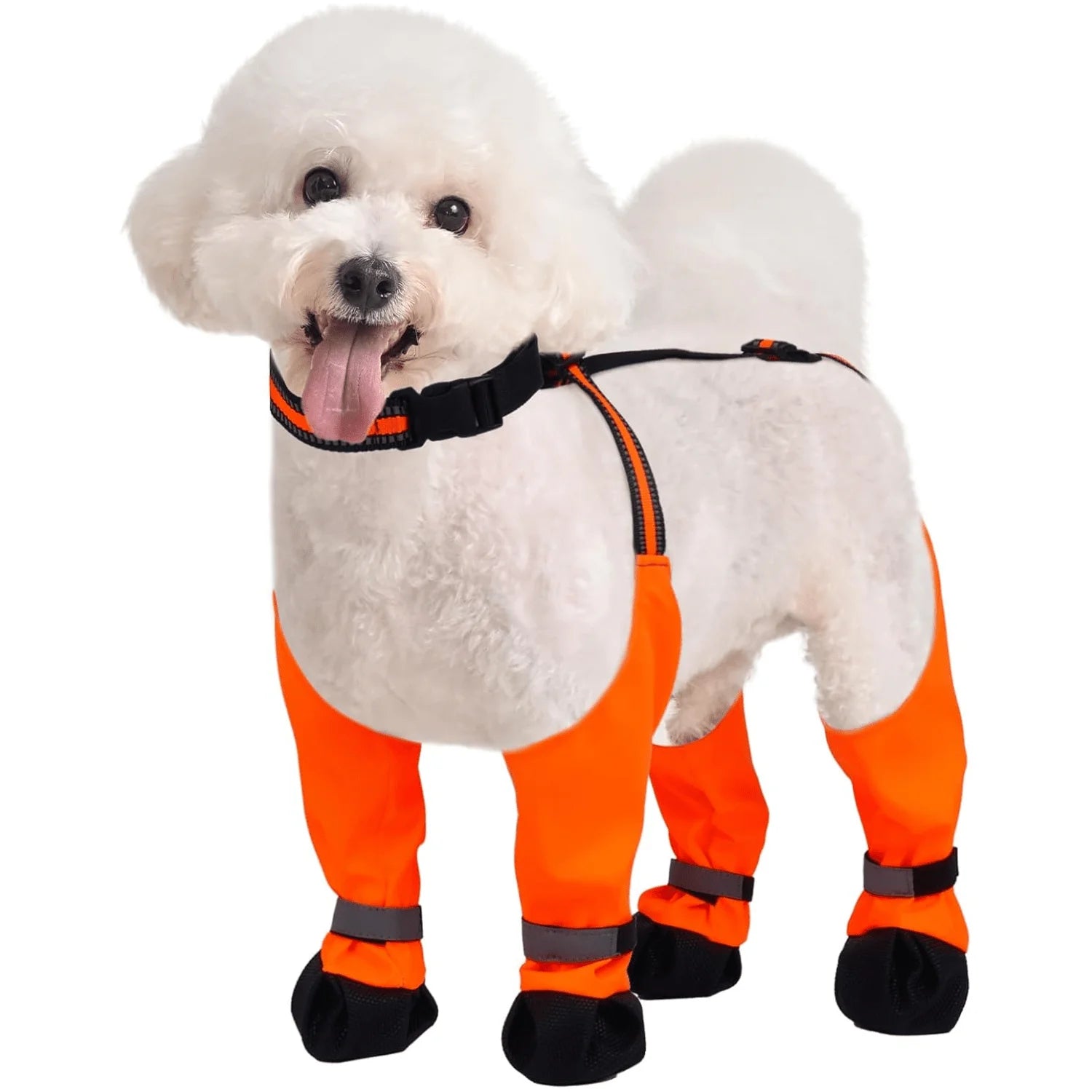 Adjustable Dog Suspender Boots Waterproof For All Size Dogs