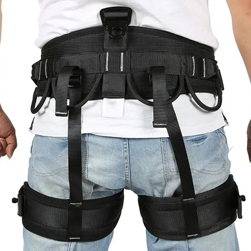 Rock Climbing Harness Men Climbing Safety Belt Harness Protect Waist Strong Load-Bearing Straps Support Belts For Caving Rock