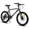 20 Inch Kids Bike for Boys Girls, 7-Speed Children Road Bike with Steel Frame and Dual Disc Brakes for Ages 6-12 Years Old
