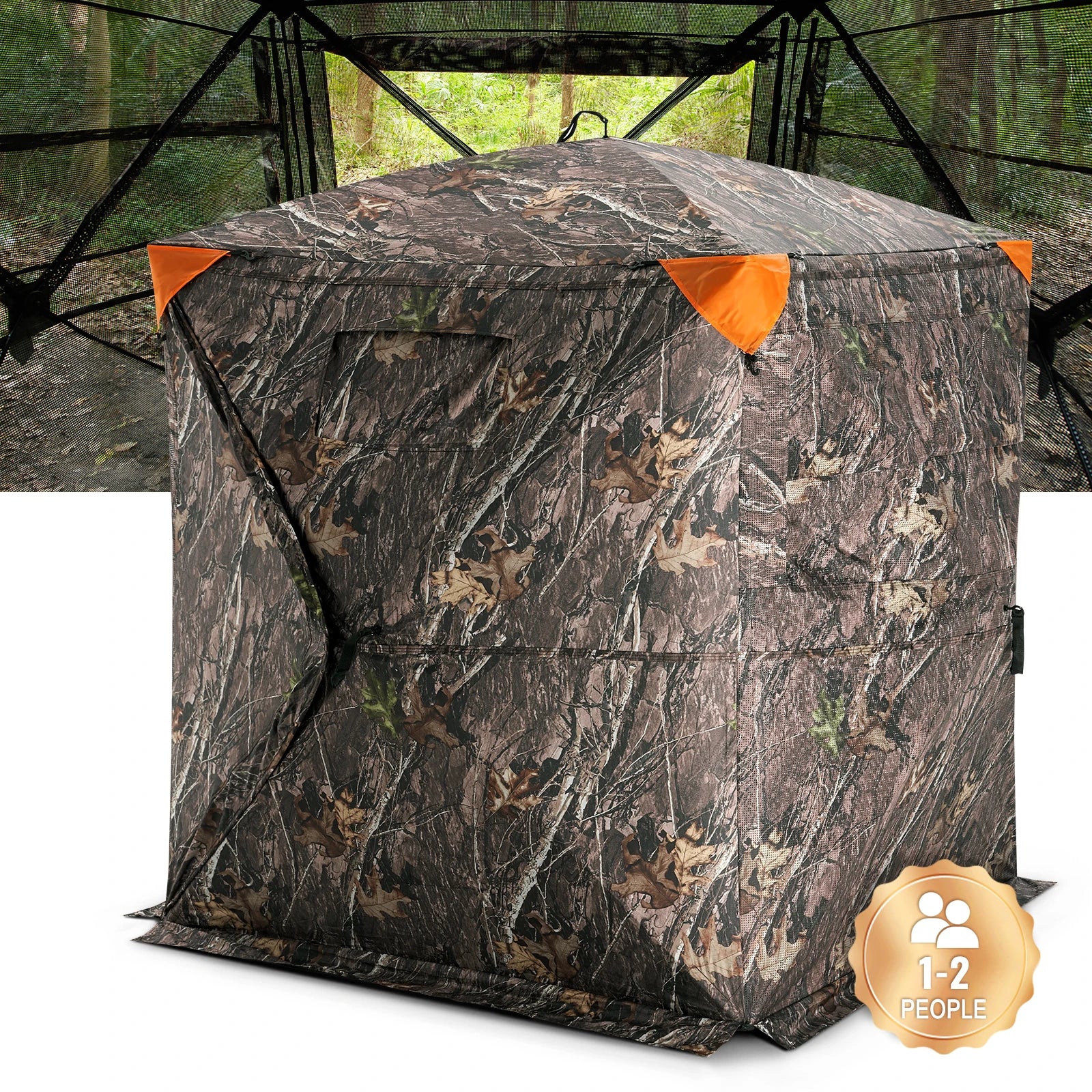 Hunting Blind  270° See Through Ground Blind 1-2 Person
