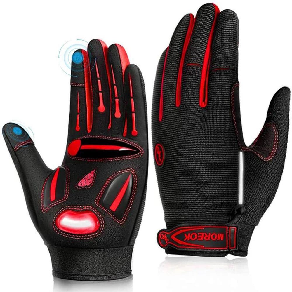 Motocross Bicycle Racing Gloves Breathable Non-slip Touch Screen for Men and Women