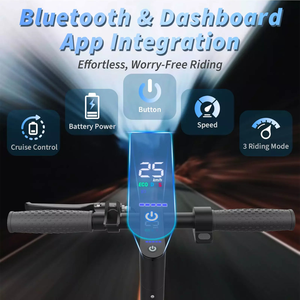 8.5'' Electric Scooter 350W 19mph Speed Dual Suspension 19miles