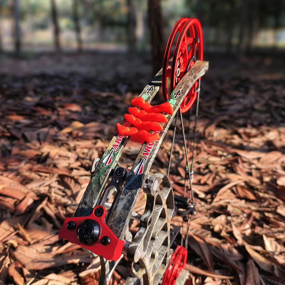 Archery Compound Dual-use Bow 30-60lbs 19" Axle 420FPS