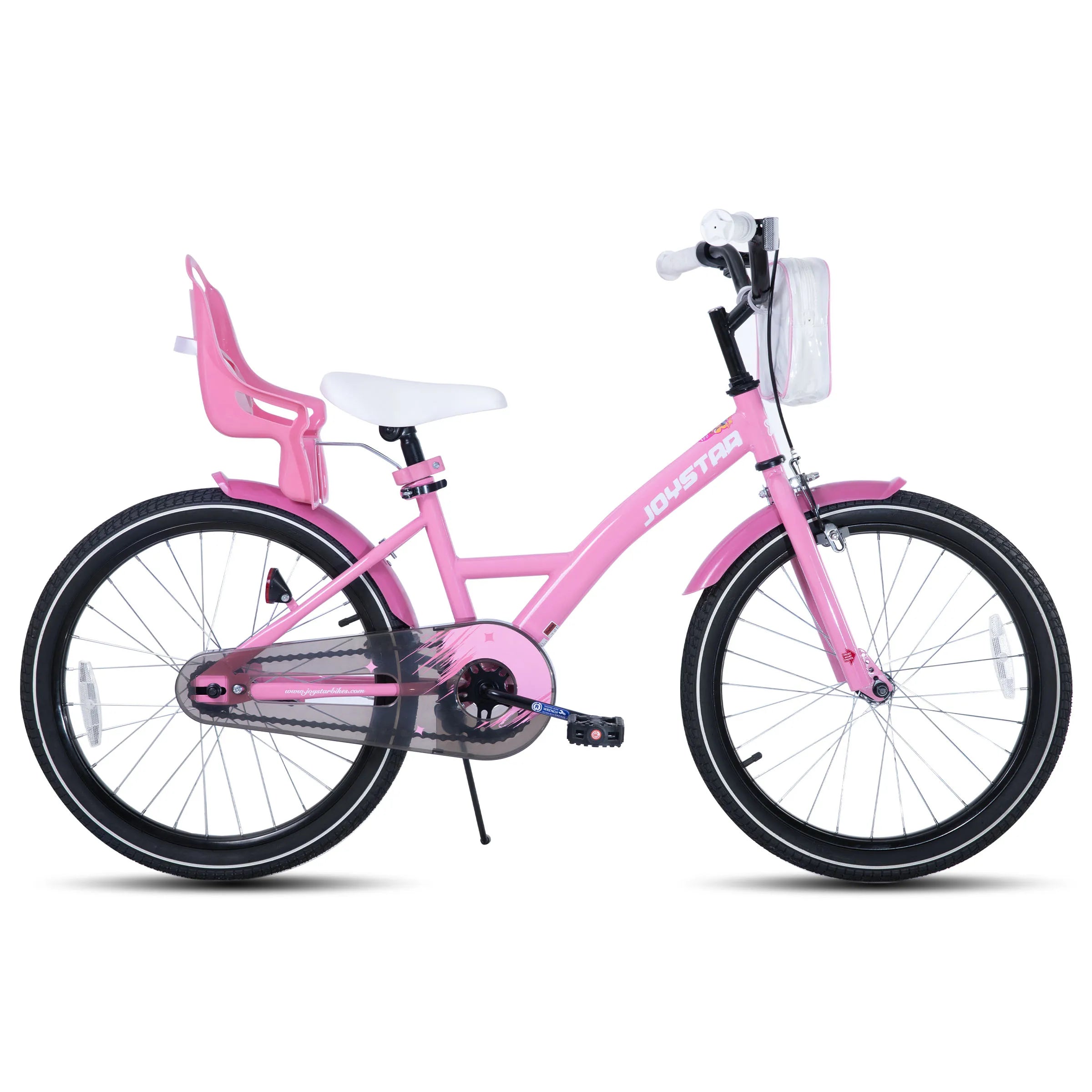 Joystar 14 16 20 Inch Kids Bike for Girls Ages 3-10 Years, Girls' Bikes with Training Wheels, Streamers, Basket and Doll Seat