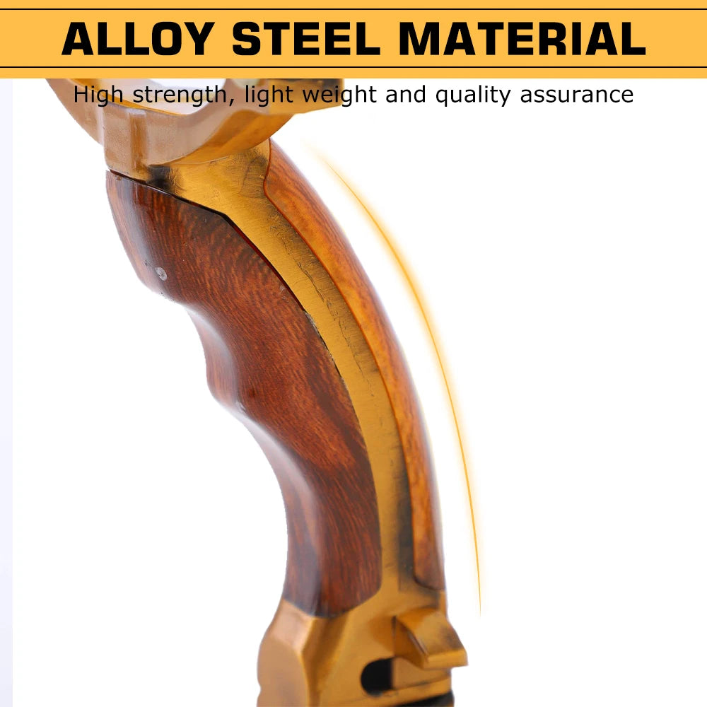 Precision Outdoor Slingshot with Alloy Wooden Handle