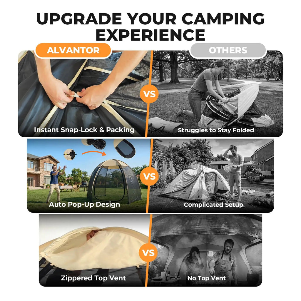 Pop Up Screen House Tent 10x10 Ft