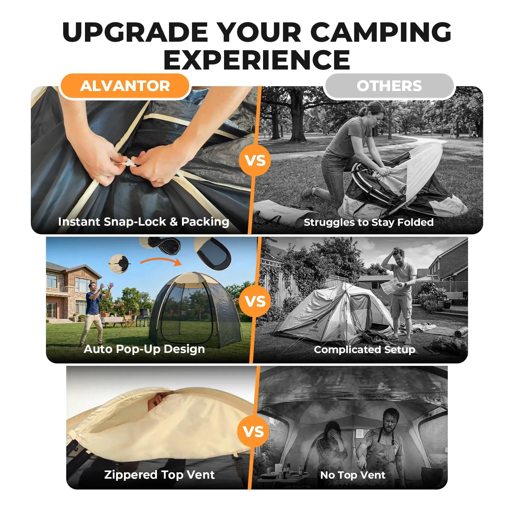 Pop Up Screen House Tent 10x10 Ft